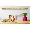Hundestatue aus Messing | Höhe ca. 11 cm. | Vastu-Idol für Zuhause und Büro | Zonenplatzierung-ESE|