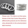 Aluminum Alloy 4PCS Wheel Hub Center Ring Car Wheel Bore 67.1-54.1,67.1-56.1,67.1-57.1,67.1-60.1,67.1-65.1,67.1-66.6