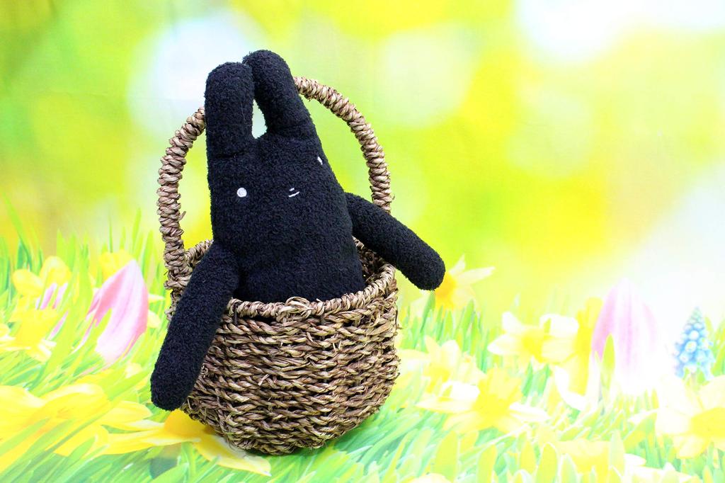 Shinada Fumofumo-san Plum Black (Medium) 10 X 5 X 20 Cm Plush Toy Animal Goods FMR-0078RB