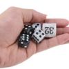 Elegante perlmuttartige Würfel für Spielebegeisterte Acryl-Spielwürfel Zubehör Klassisches Perlenwürfelset für Backgammon