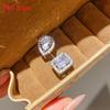 Geometric Zircon Oval Ring For Women Elegant Fashion Jewelry Gift