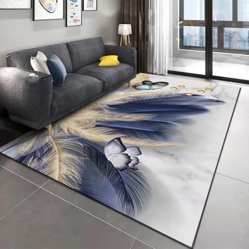 Nordic Minimalist Style Carpets for Living Room Teenager Room Decoration Carpet For Home Rugs Thicken Non-Slip Floor Mats