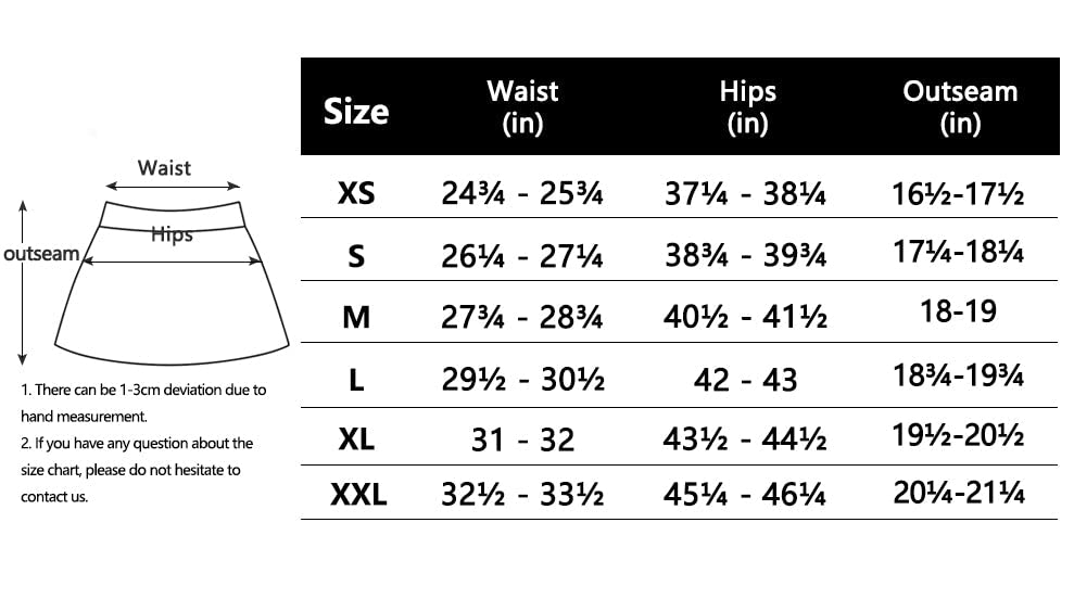 [Little Donkey Andy] Women's Golf Skirt, Sweat-wicking, Quick-drying, UV Protection, Tennis Skirt, Black, Size M