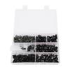 198Pcs/Set Windscreen Fairing Screws M5 M6 Bolts Kit Motorcycle AccessoryBlack