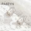 925 Sterling Silver Temperament Compact Wrap-around Pearl Earrings Inlaid with Zircon, Birthday Party Anniversary Gift