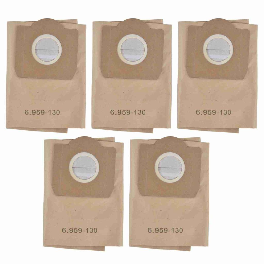 5Pcs Vacuum Cleaner Dust Bag Vacuum Cleaner Accessory Fit for Karcher 6.959‑130.0 WD3200 WD3300 WD3500