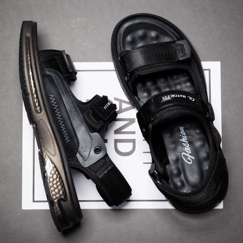 

Sandals Men s 2025 Summer New Breathable Comfortable Sports Casual Beach Shoes Teen Student Fashion Sandals 44