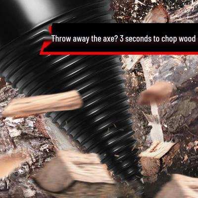 Großer Kraft Holzspaltbohrer: Müheloser Holzspalter für den Heimgebrauch