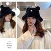 Fashion Thick Autumn Winter Basin Hat Fisherman Hat Fur Bucket Hat Soft Plush