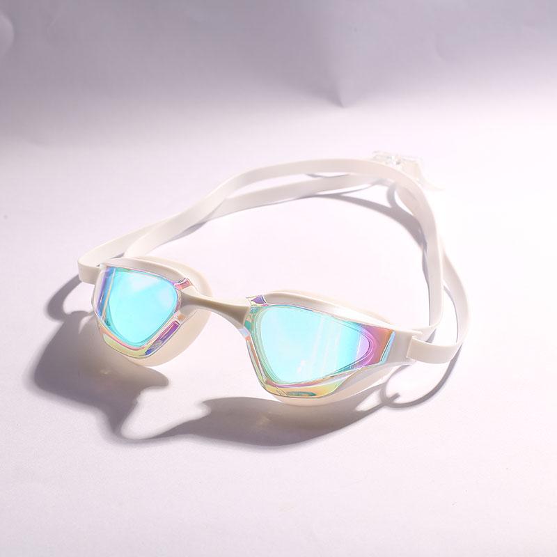 Professional Anti-Fog Silicone Swimming Goggles With UV Protection Optimal Performance and Mirror Lens