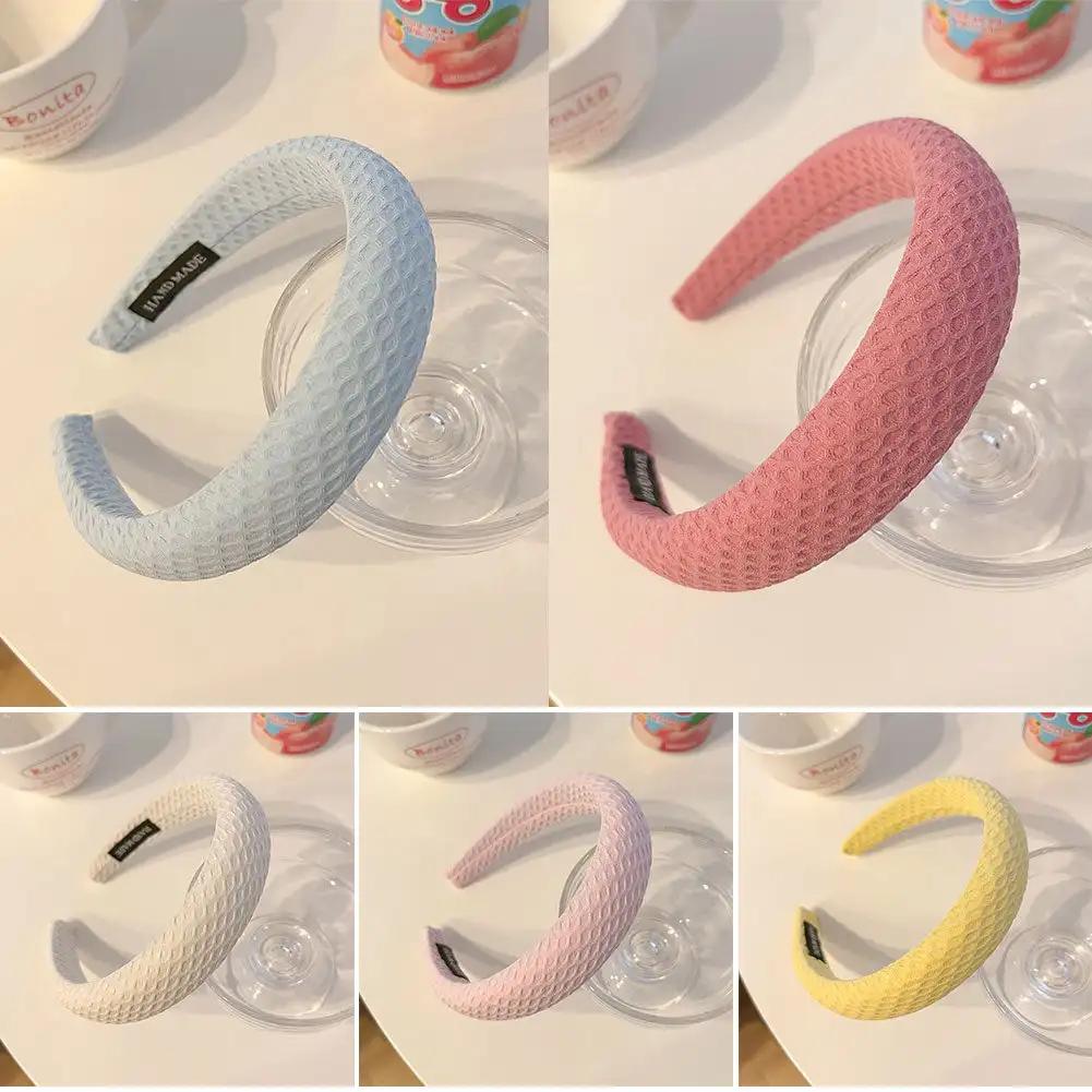 Korean Headbands for Woman Hair Accessories Solid Color Hairbands Retro Broadside Hair Hoop Women Girls Fashion Hair Band