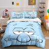 Cartoon Grumpy Face Design. Bedding Sets Duvet Cover Sets Duvet Covers Pillowcases(1 * Duvet Cover 2 * Pillowcases, Without Duvet Insert)