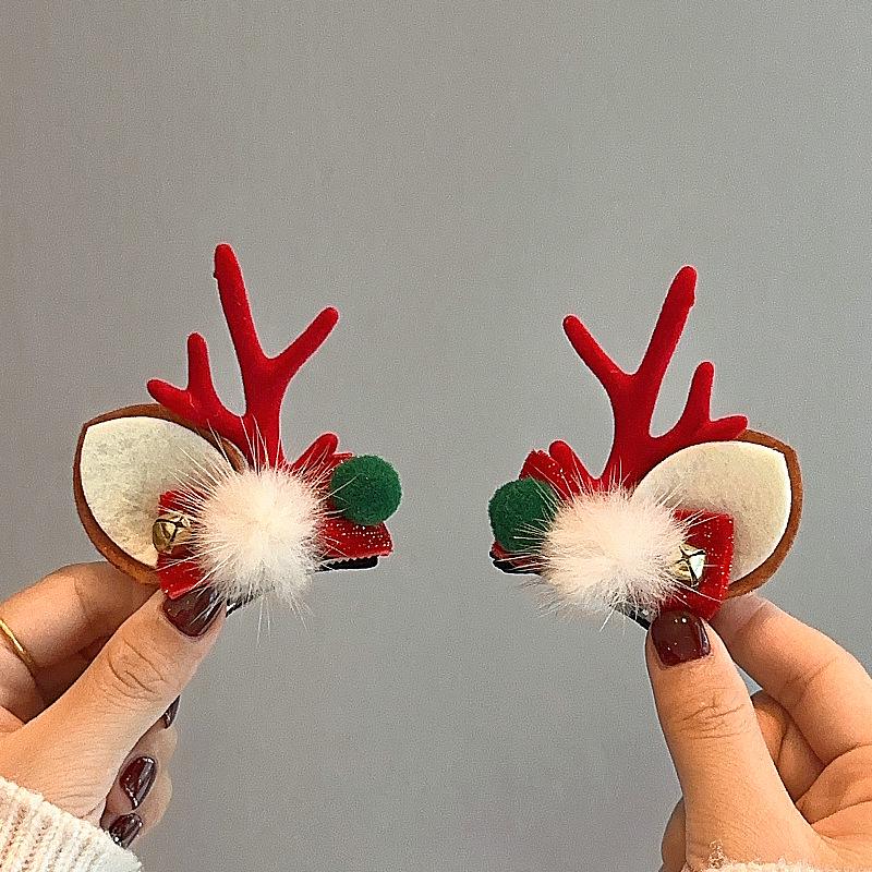 3D Christmas Hat Hairpin: Festive Bangs & Hair Clip