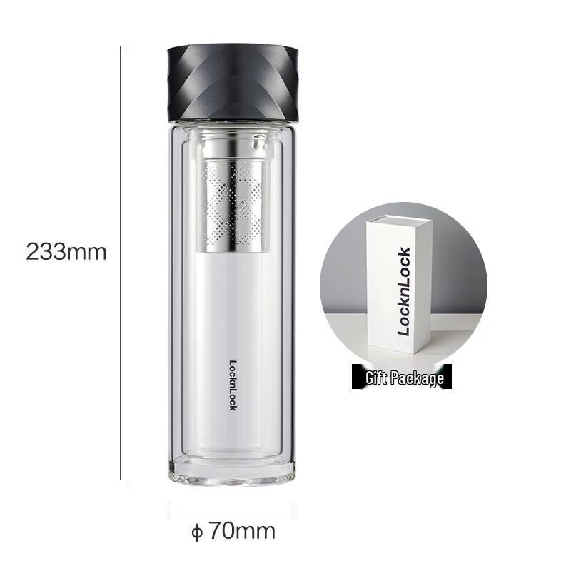 LocknLock Wewoo Double-Layer Glass Business Tumbler