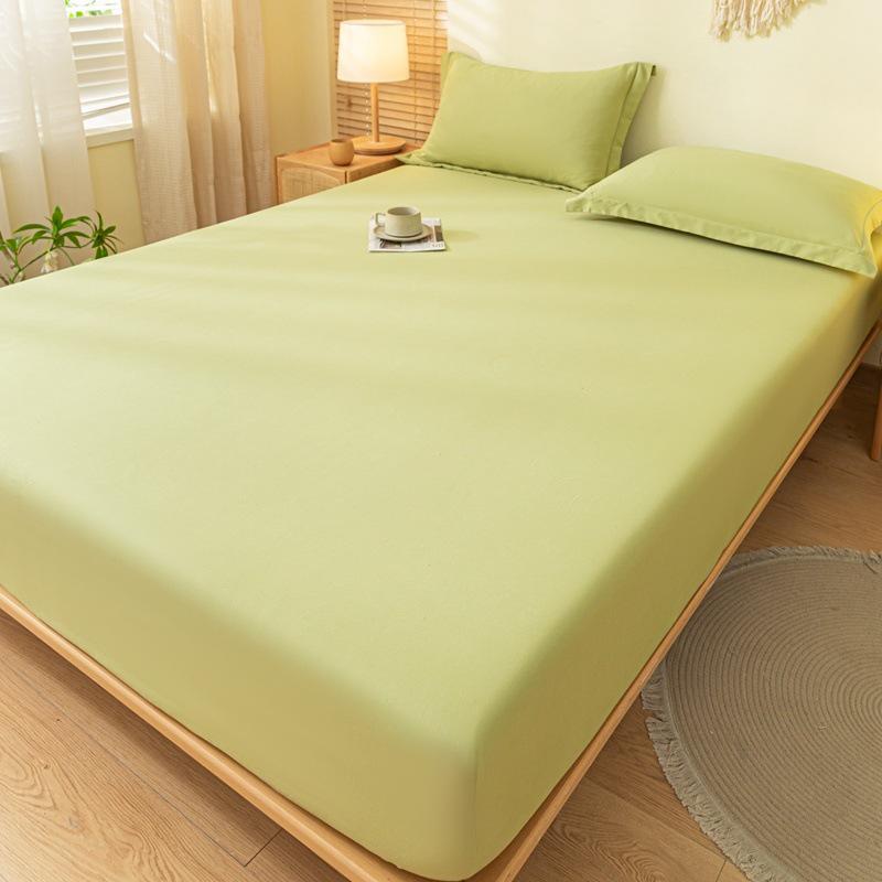 

Летний комплект постельного белья из трех предметов Lenzing Tencel Ice Silk с простыней на резинке и защитой для матраса 150x200cm Fitted Sheet