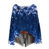 Womens  Fall Sweaters Long Sleeve Print Tops Pullover Sweaters Loose Dressy Casual Basic Clothes