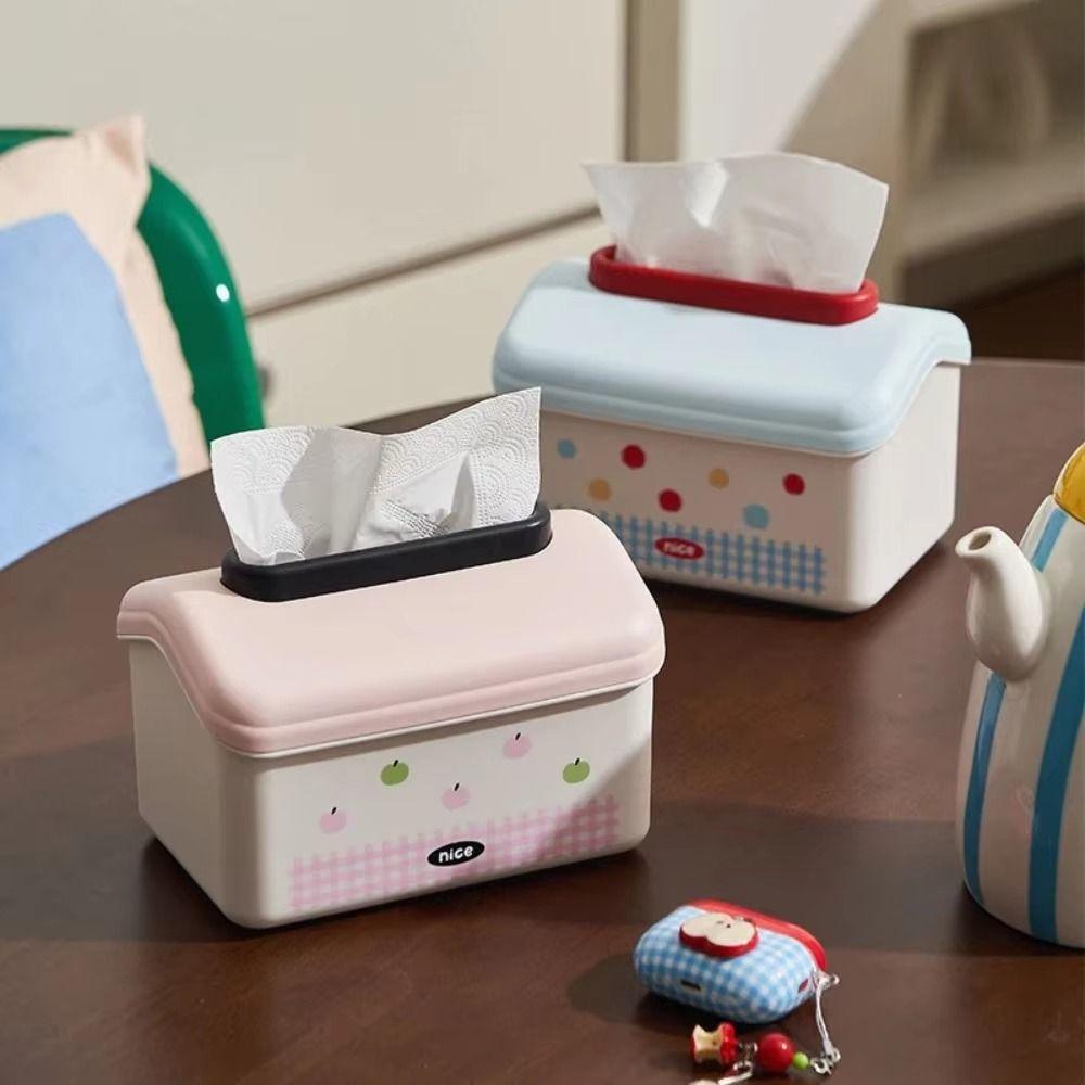 Cartoon Desktop Tissue Case Non Slip Hanging Napkin Container Paper Towel  Dispenser  Bedside