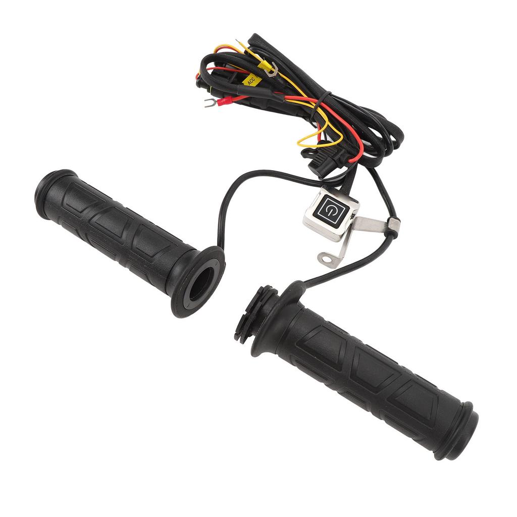 12V Motorrad Heizgriff Gummi 6 Temperaturstufen Memory-Funktion ACC Steuerung Elektrisch
