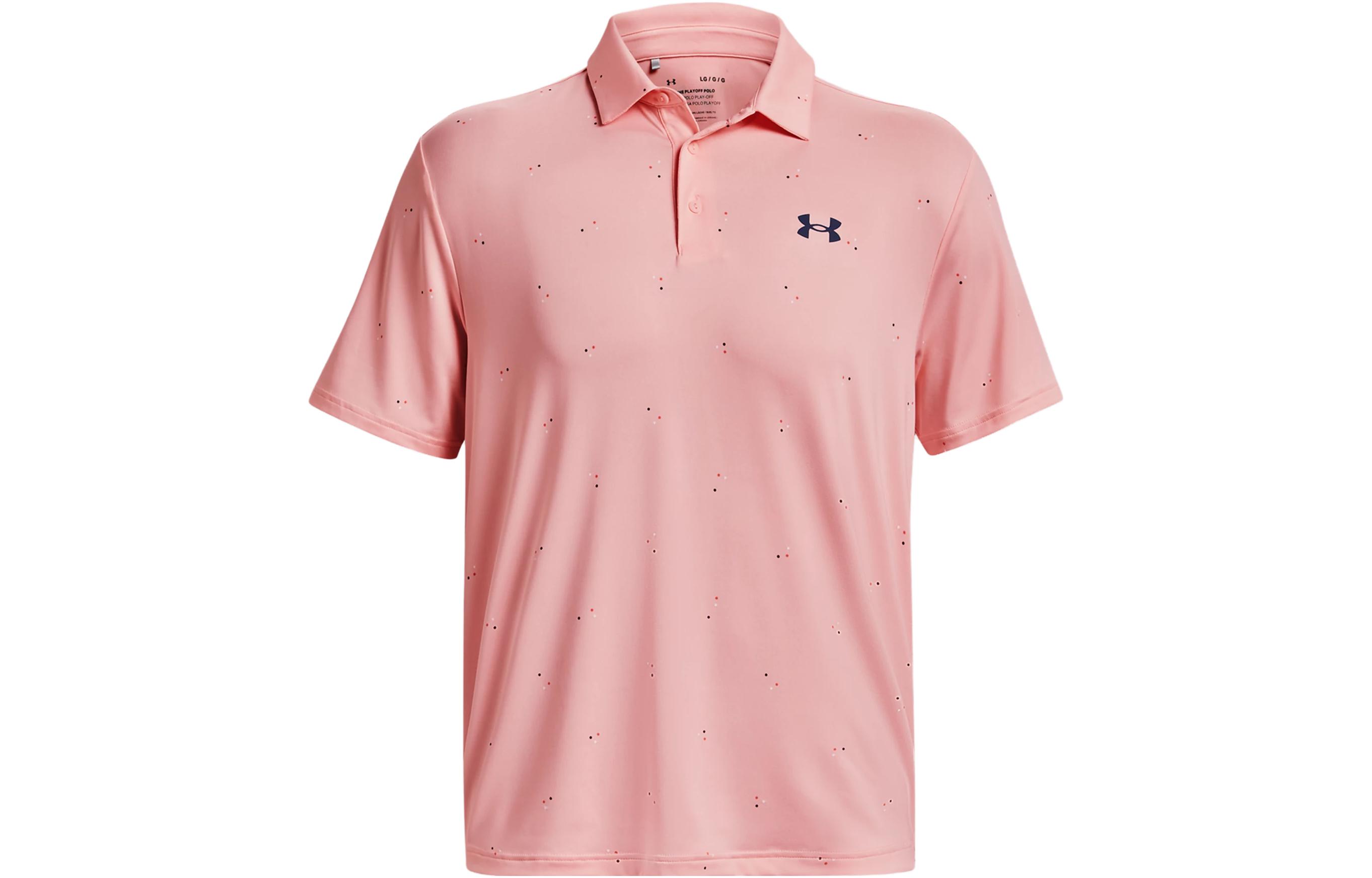 Under Armour Men s Playoff 3.0 Printed Polo Shirt Pink 1378677-673 L