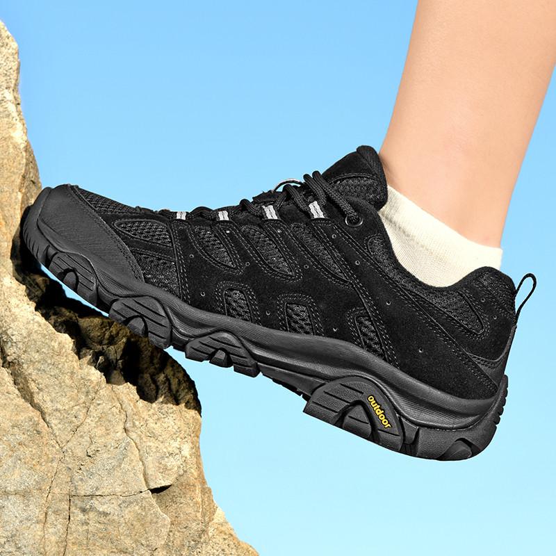 Casual Sneakers Women Breathable Soft Flat Low-top Casual Outdoor Hiking Shoes Men Anti-slip Lace-up Durable Men Shoes Women