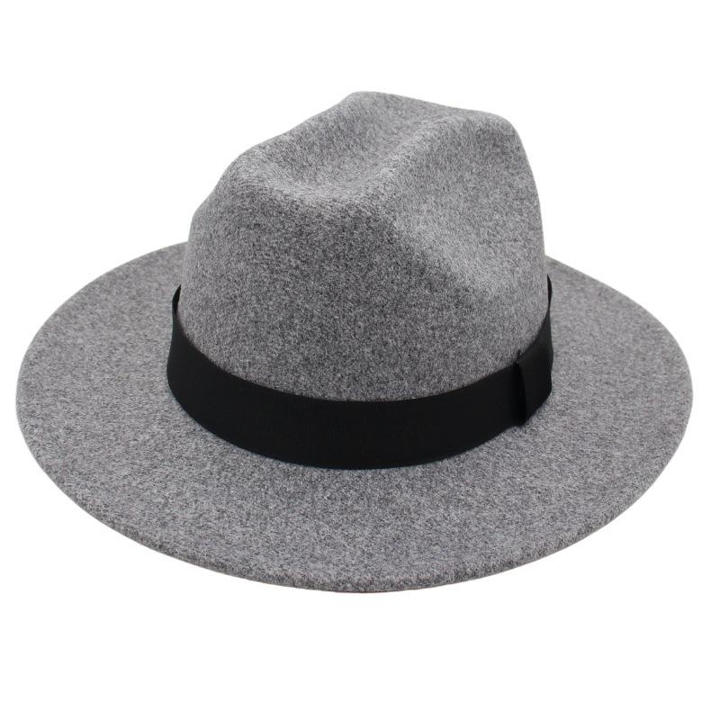 Shanghai Zylinder Internet-Berühmtheit Jazzhut Herren- und Damenstudio Filzhut Französischer Wollhut Retro
