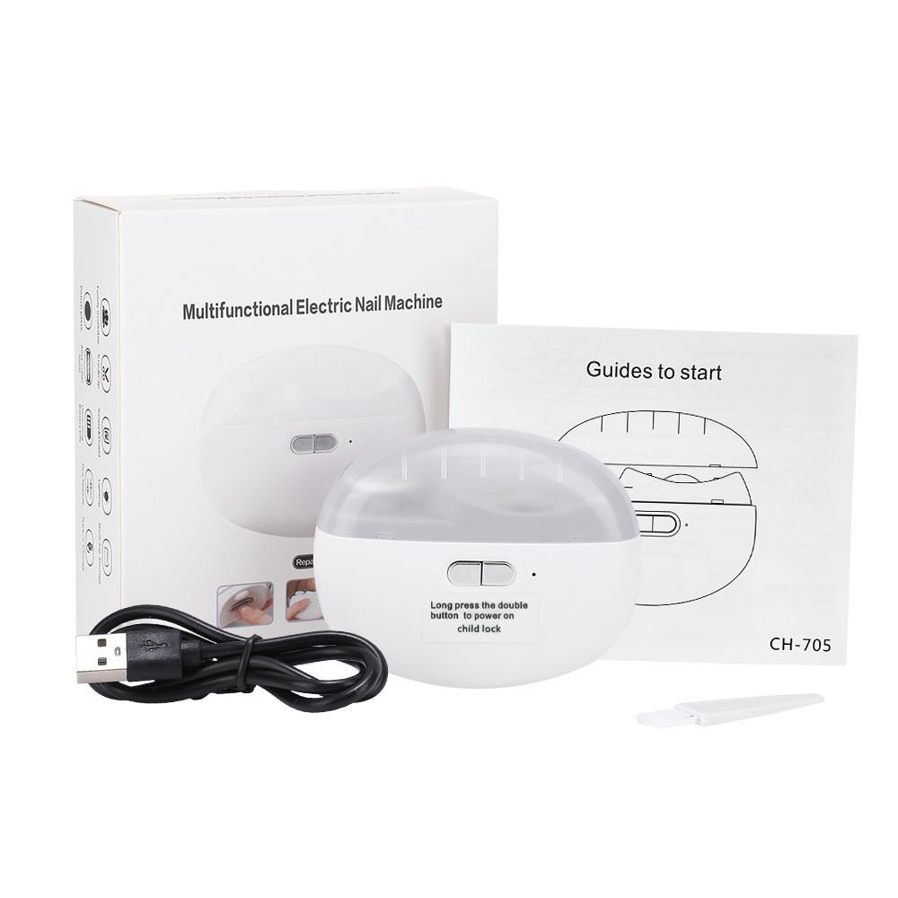 

Multifunction Electric Nail Drill Kit With Safety Clipping For Home Use And Kids