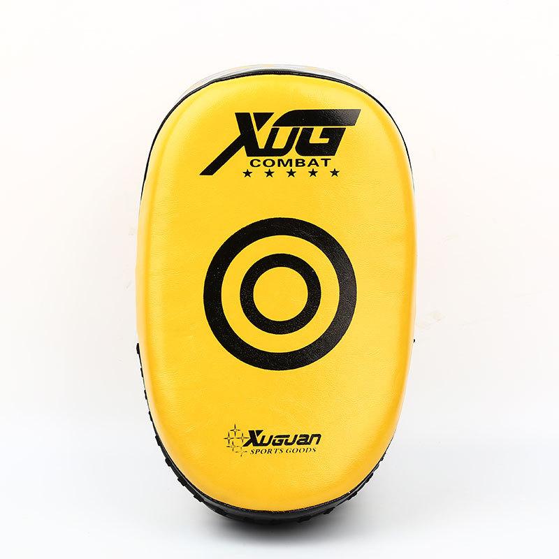 

Боксерская изогнутая мишень для рук + боевые искусства, боевая мишень для ног, взрослый боксерский набор для саньда, тренировочные принадлежности для бокса, мишень для ног для тхэквондо 21 x 32 x 8 жёлтый