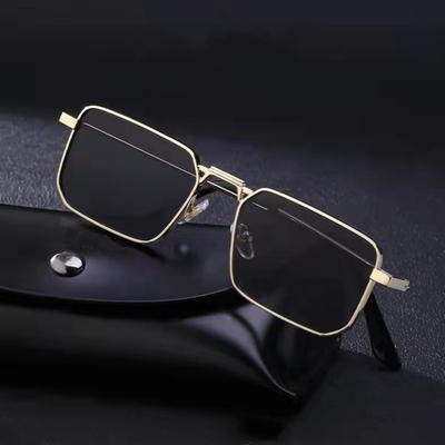 High Quality Rectangle Sunglasses Women Metal Frame Glasses Vintage Brand Square Sun Glasses For Men Shades Female Eyewear