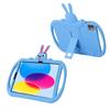 Cartoon Rabbit iPad Pro Silicone Stand Case – Drop-proof, Skin-friendly, Full Coverage, Handheld Design.