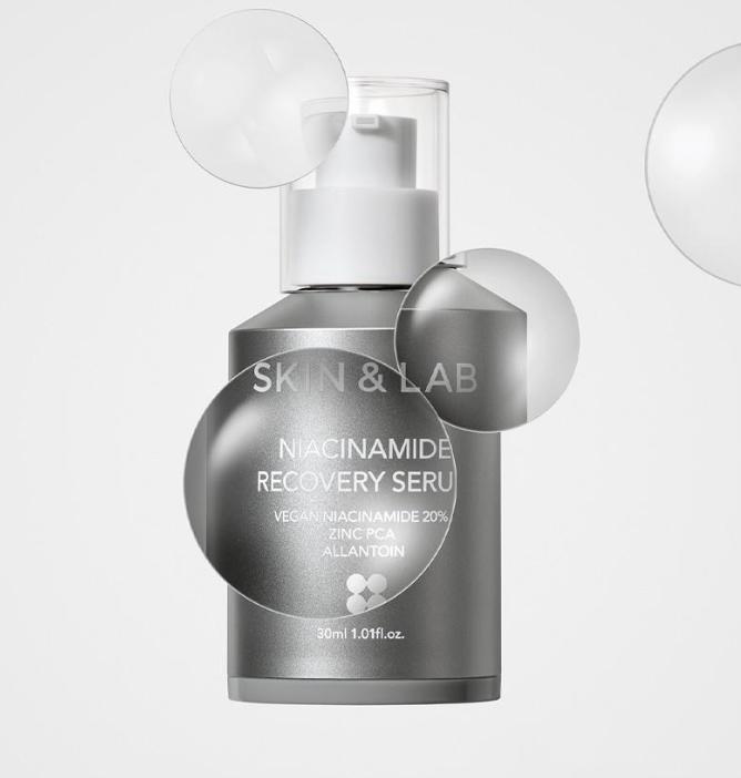 Skin & Lab Niacinamide Recovery Serum 30ml | Korean Skincare | Barrier & Tone Care