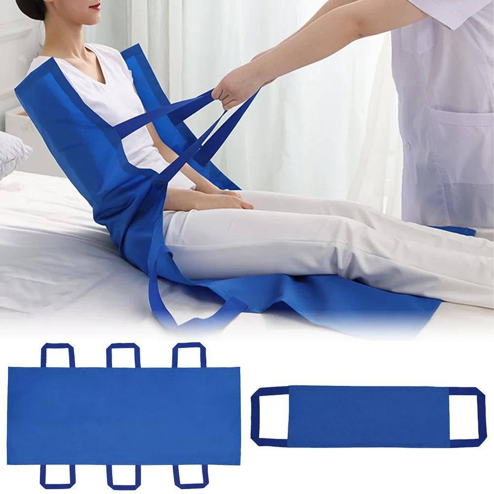 Elderly Disabled Transfer Belt Bed Nursing Shift Pad Turn Over Auxiliary Belt Bedridden Patient Transport Carrying Mobile Belt