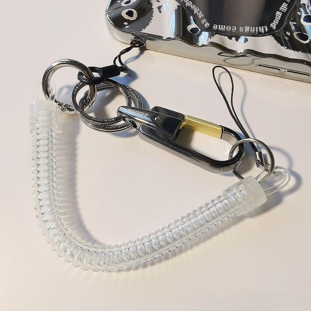 Spring Mobile Phone Spring Strap Anti-Lost Rope Phone Safety Tether Hanging Rope