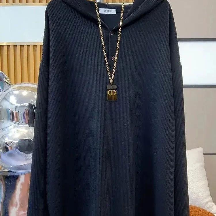 Sweatshirt for Women Oversize Hooded Thickened Loose Casual Pullover Long Sleeve Winter Sweatshirt Top