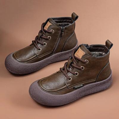 Kurze Stiefel Damen Stiefeletten für Damen Neue Herbst Winter Damenstiefel Modische und vielseitige Übergrößen Damenschuhe 43