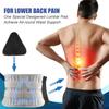 Rückenstützgürtel Entlastung Rücken Lendenwirbel Untere Rückenstütze für Frauen Umgekehrt verschiebbare Lendenstütze