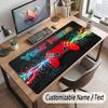 Game Controller Theme Customized Mouse Pad Personalized Print Name Text Desk Mat For Home Office Table Decor