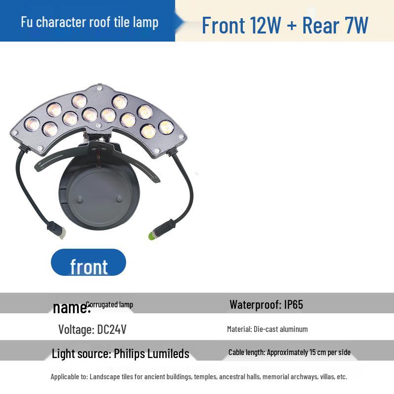 Nufeng Waterproof LED Corrugated Outdoor Light