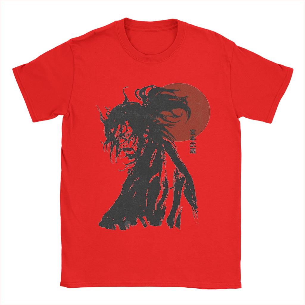 Vagabond Miyamoto Musashi T Shirt for Men 100 Cotton Leisure TShirts Crew Neck Tee Shirt Short Sleeve Clothes Gift Idea