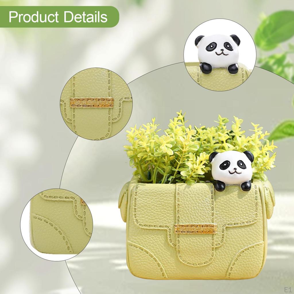 Bonsai Holder Container for Pothos Plants, Resin Pot Office And Outdoor Use