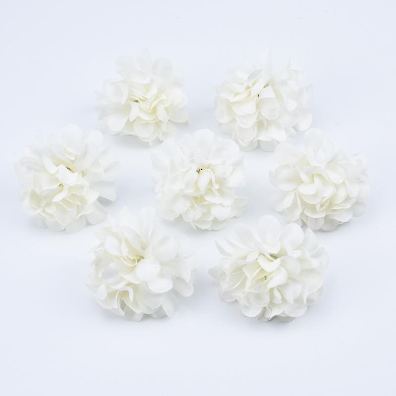 30/60 Stück Stickerei-Vasen Heimzimmer-Dekoration Hochzeit Braut-Accessoires Ausverkauf DIY-Bastelartikel Seiden-Nelke Künstliche Blumen