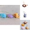 Adorable Stuffed Animal Keychains With Super Soft Short Plush Fur
