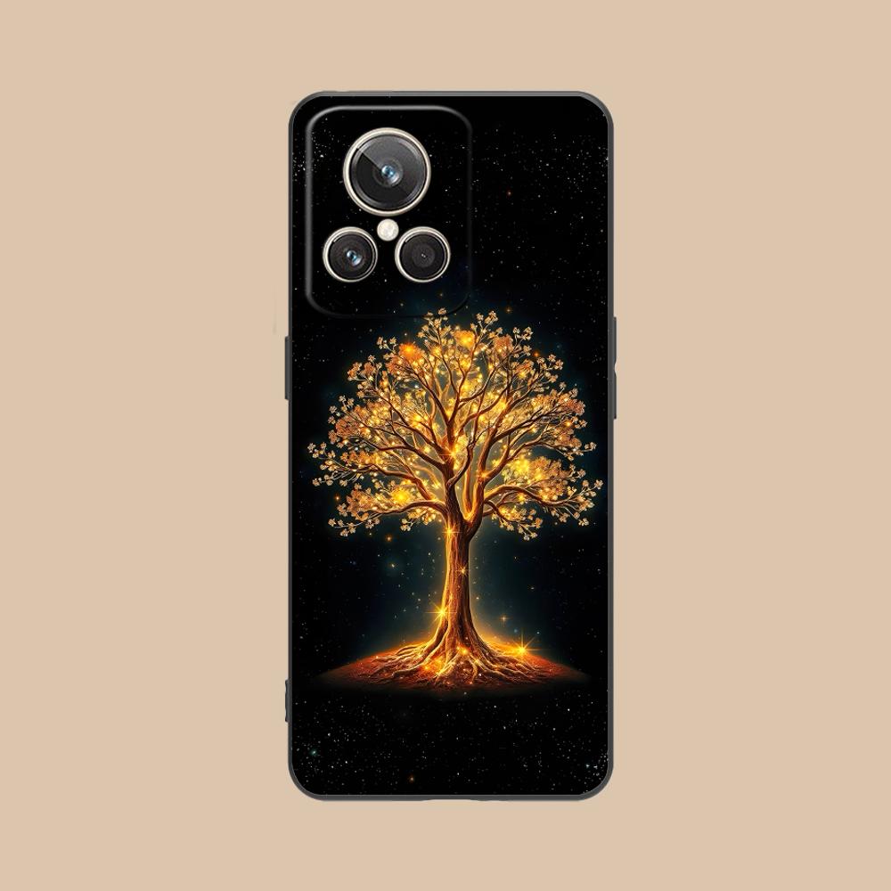 

World Life Tree Mobile Phone Case for Realme 15 14 13 12 11 10 9 Pro Plus T i Lite 5G Colorful Printing Cover Cover Pretty realme 9i 5G