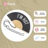 Fisura - Original "Hot" Fan - Modern and Funny Wooden Fan Gift Fan Hanging Fan 42.5 x 23 cm