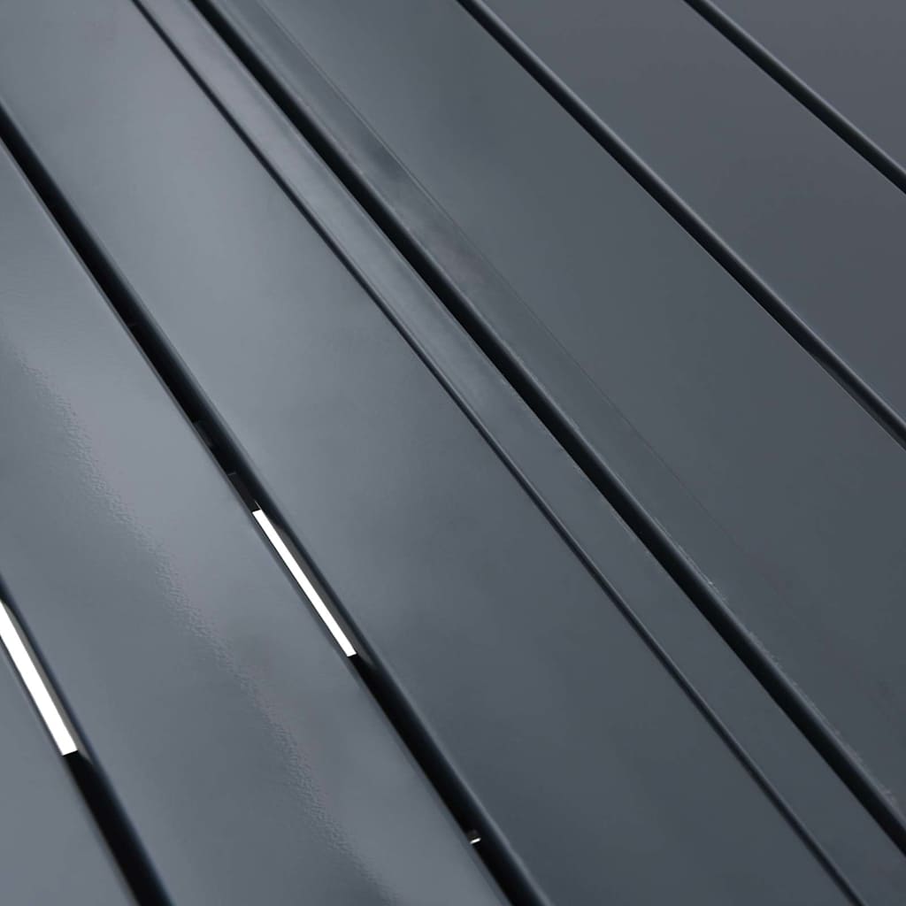 Patio Table Anthracite 180 x 80 x 74 cm