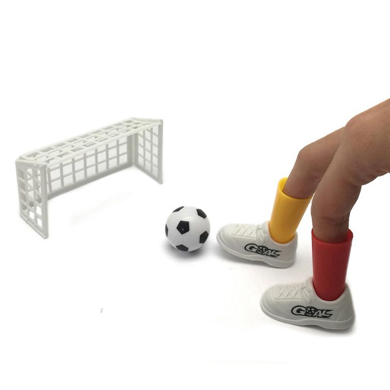 Zábavný Mini Prstový Fotbal Fotbalový Zápas Hra Stolní Hra Sada Se Dvěma Brankami Zábavné Legrační Gadgety Novinka Hračky Pro Děti Hračka Párty