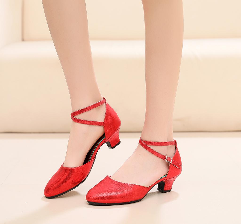 Women High Heels Prom Modern Ballroom Dancing Waltz Salsa Dance Single Shoes