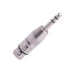 XLR 3 Pin Male to 6.35mm 1/4" TS Male Audio Adapter, Stereo 6.35mm to XLR Plug Stereo Mic Audio Connector for Microphone