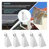 25 Pcs White Aluminum Gutter Wedges Leveling Shims for 5-Inch K-Style Gutters DIY Gutter
