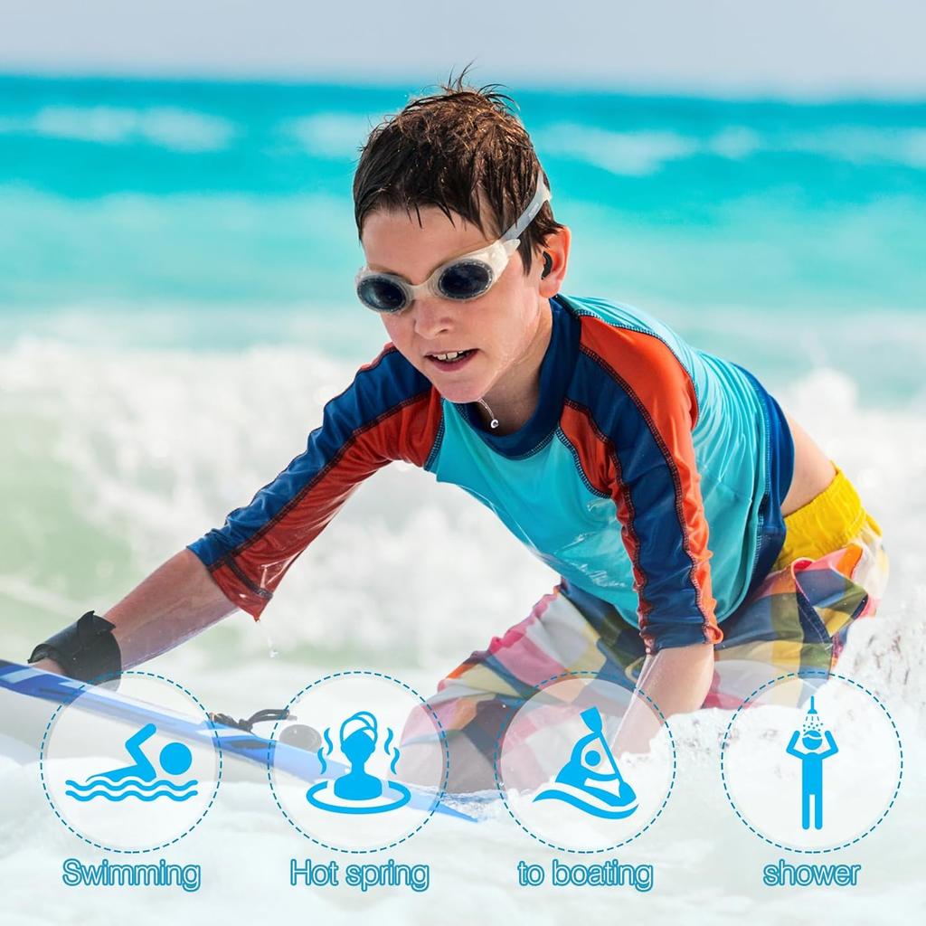 1-50 Paar Silikon-Ohrstöpsel zum Schwimmen, Schlafen, Schallschutz, Lärmreduzierung, Ohrstöpsel, Motorrad-Lärmfilter-Ohrstöpsel