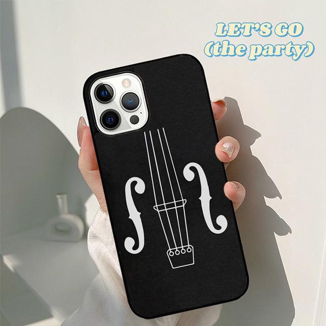 Autumu Gothic Girl Violin Watercolor Phone Case Cover for iPhone 17 Air 16 16e 15 12 11 13 14 Pro Max Plus Coque